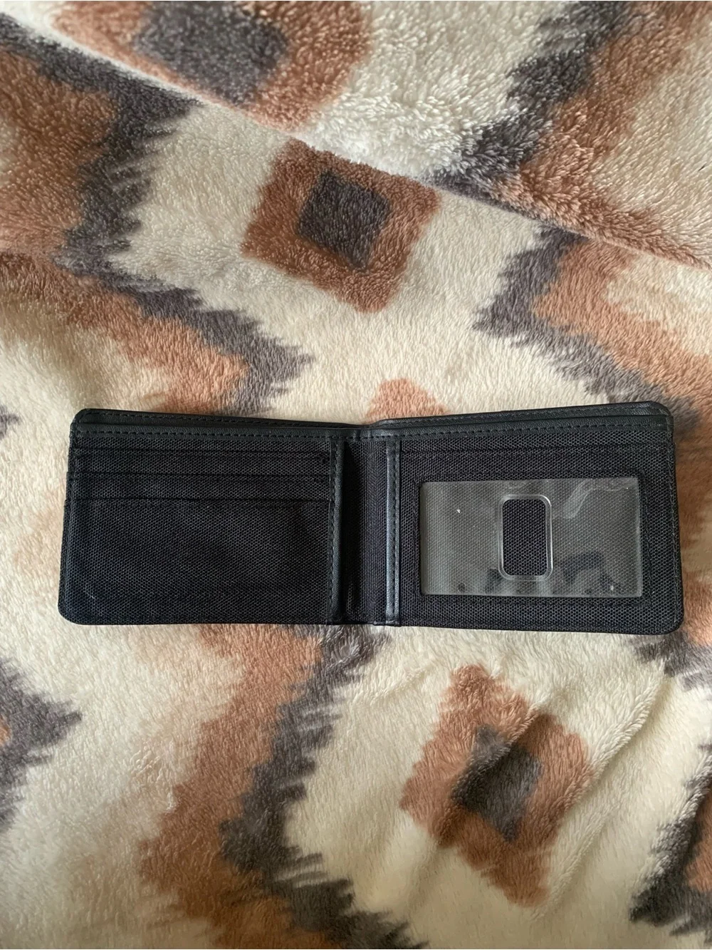 MEN'S BLACK CHAMPION LIFE DIPLOMAT BIFOLD WALLET